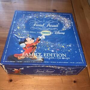 Trivial Pursuit MAGIC of DISNEY Family Edition Master Board Game 1986 Complete